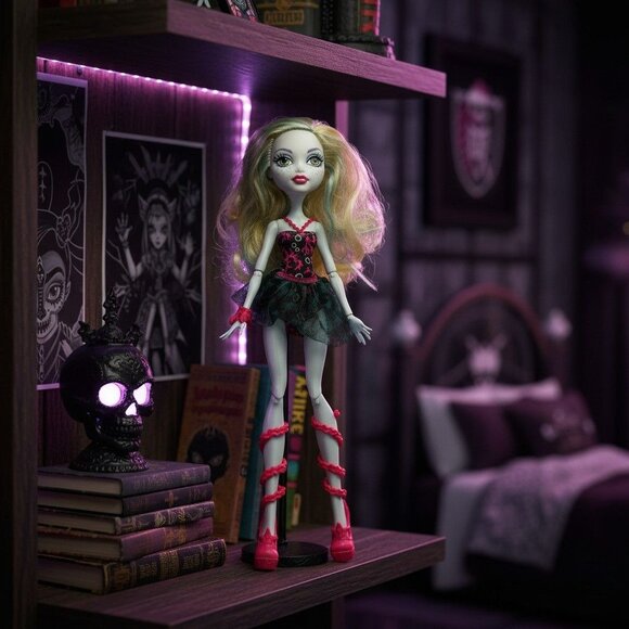 Monster High Dance Class Lagoona Blue Doll With Blonde Hair & Pink Heels - Picture 2 of 6